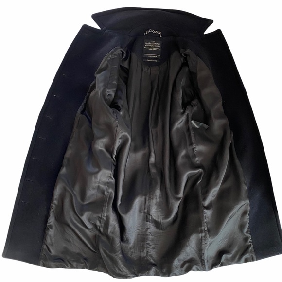 All Saints Bresnef Russian Millitary Coat in Navy Blue | 2 - Picture 7 of 13